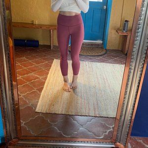 Pink 23" Align Leggings
